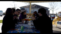MHR 341  long table eating
